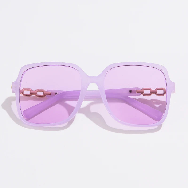 Women's Fashion Square Cycling Sunglasses | Big Frame Colorful Gradient Outdoor Shades
