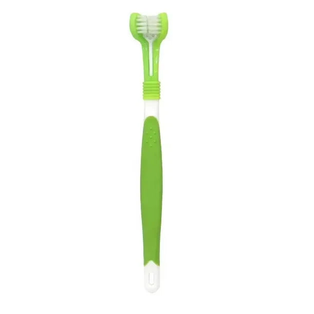 3-Sided Pet Toothbrush for Dogs & Cats