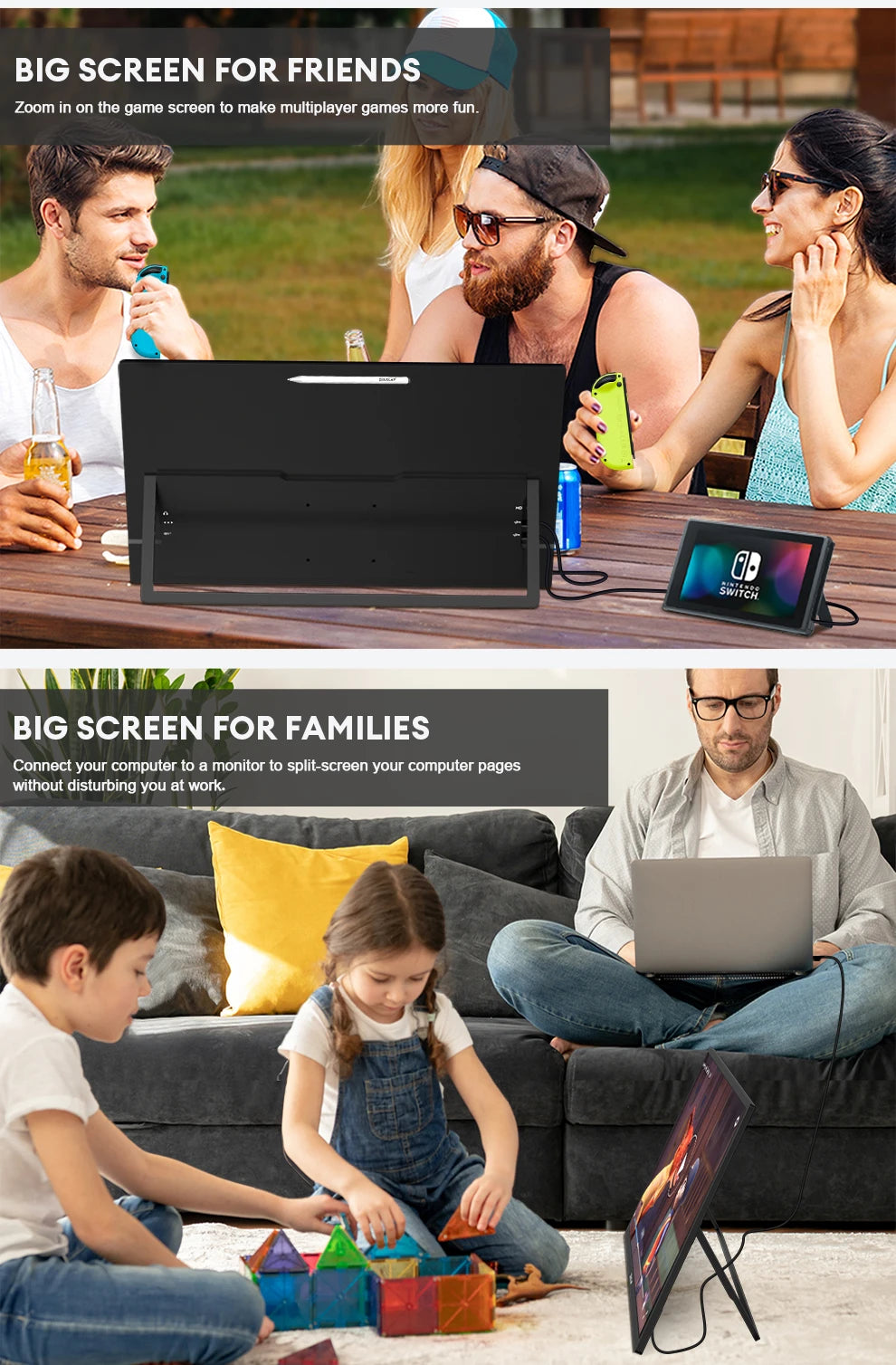 22-Inch QHD Touchscreen Monitor – Stylus & Anti-Glare
