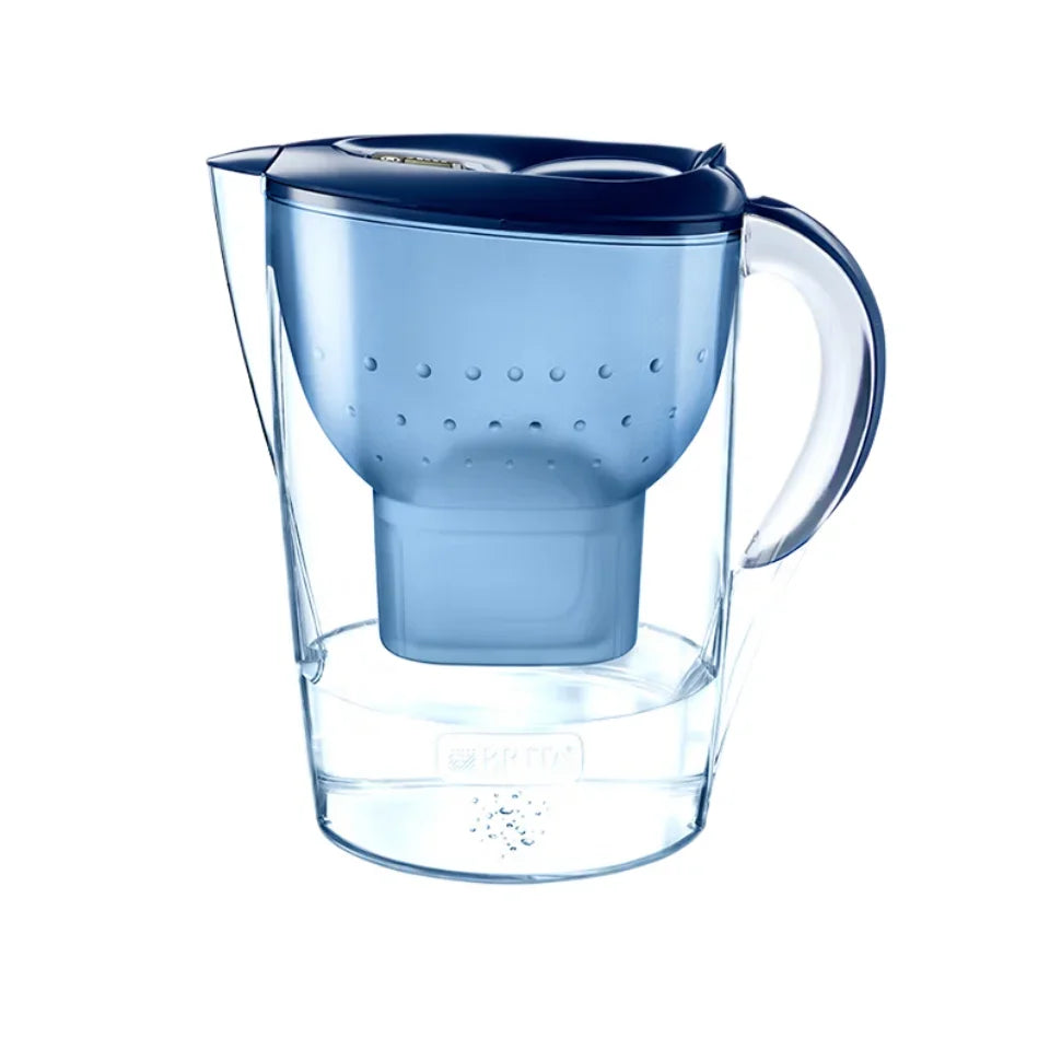 BRITA Marella 3.5L Water Filter Kettle — Alkaline Activated Carbon Purifier with 3 Filters