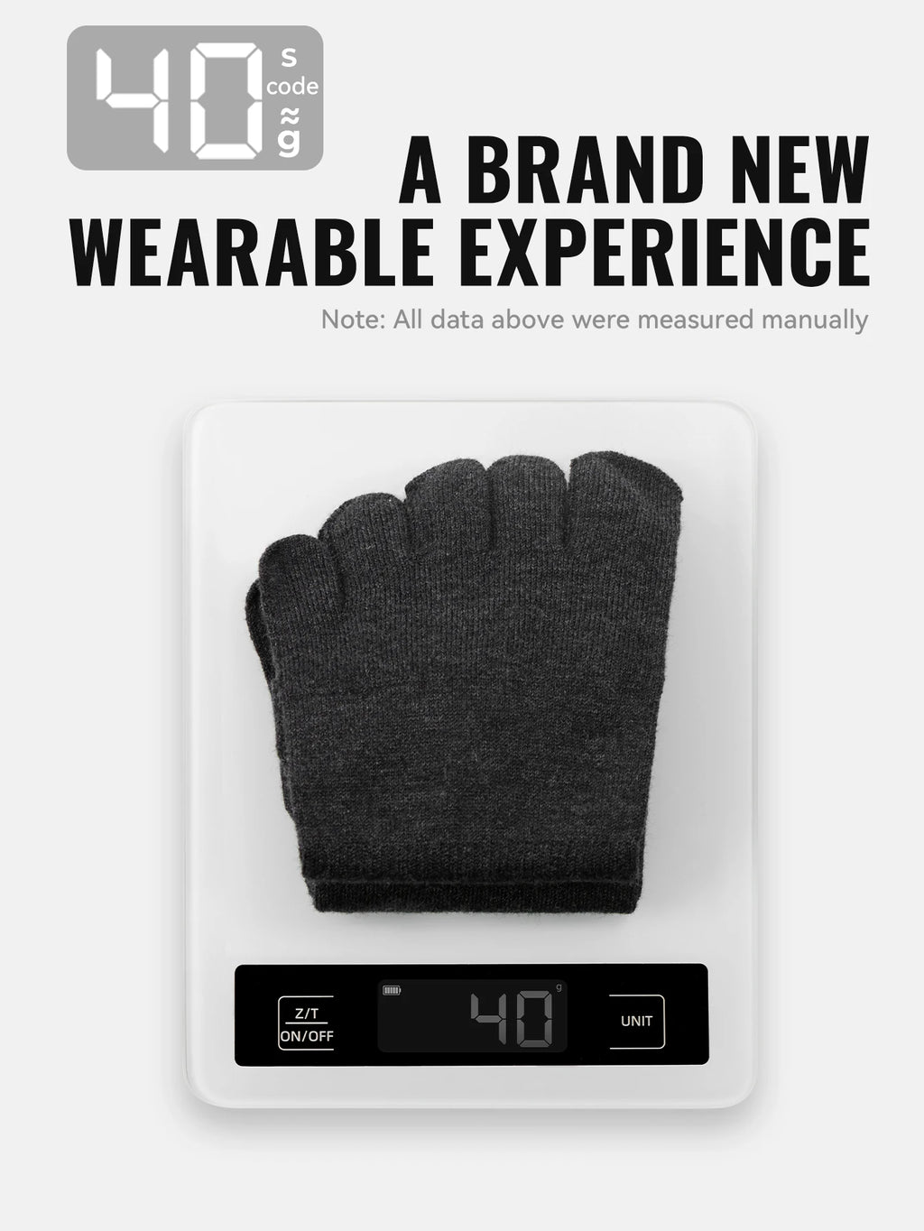 Merino Wool Five-Toe Socks for Running & Hiking