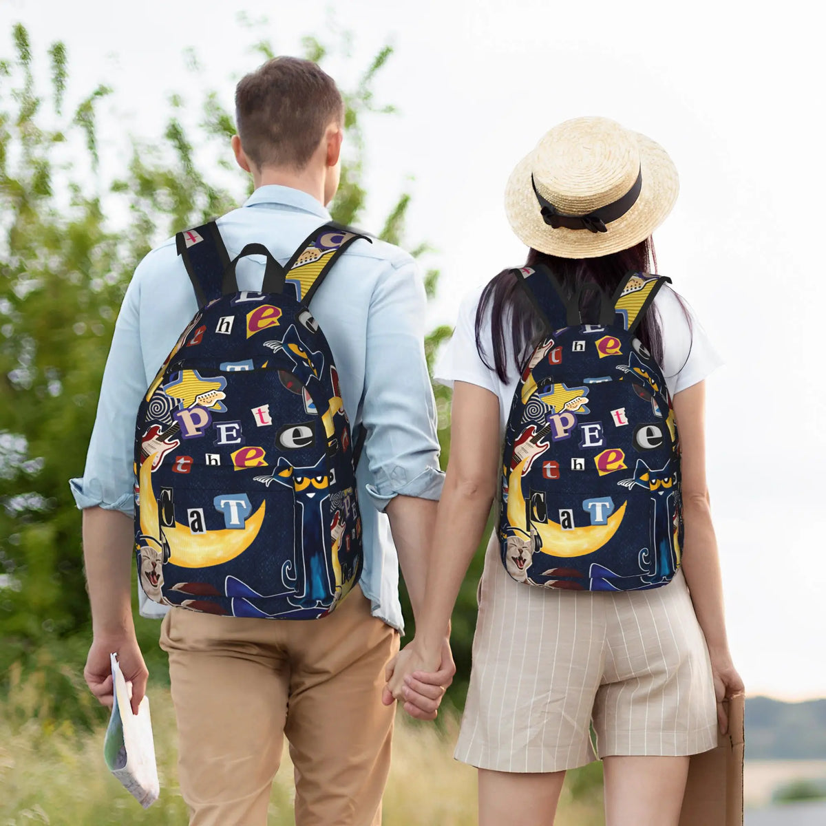 Pete the Cat Backpack – Casual Student Daypack