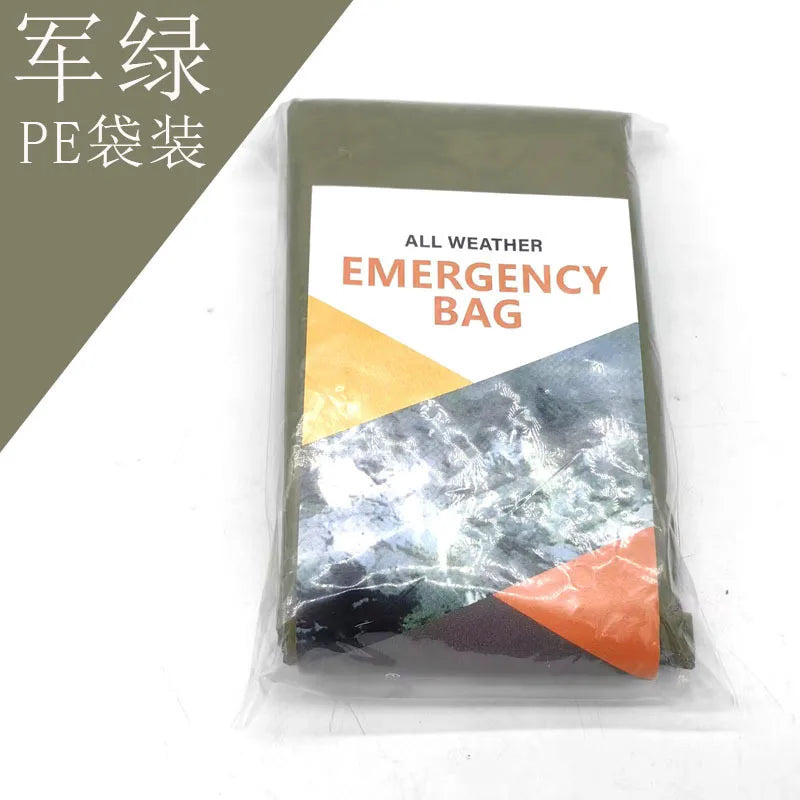 Emergency Mylar Survival Sleeping Bag – Thermal Bivy Sack, Lightweight Waterproof Shelter for Camping & Hiking