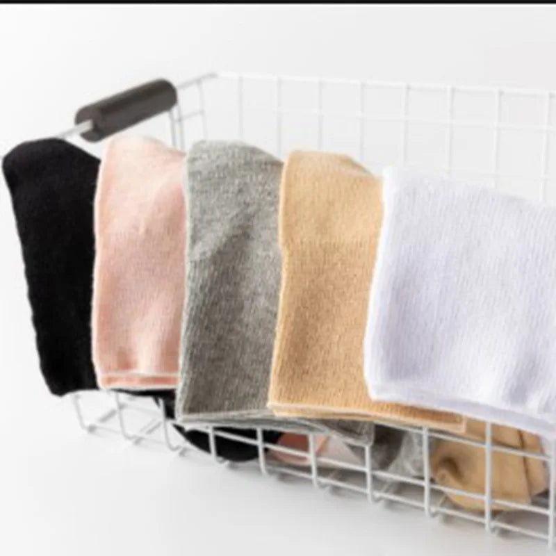 Women's Diabetic Non-Binding Socks – 5 Pairs for Pregnant, Elderly & Everyday Comfortable Breathable Black & White