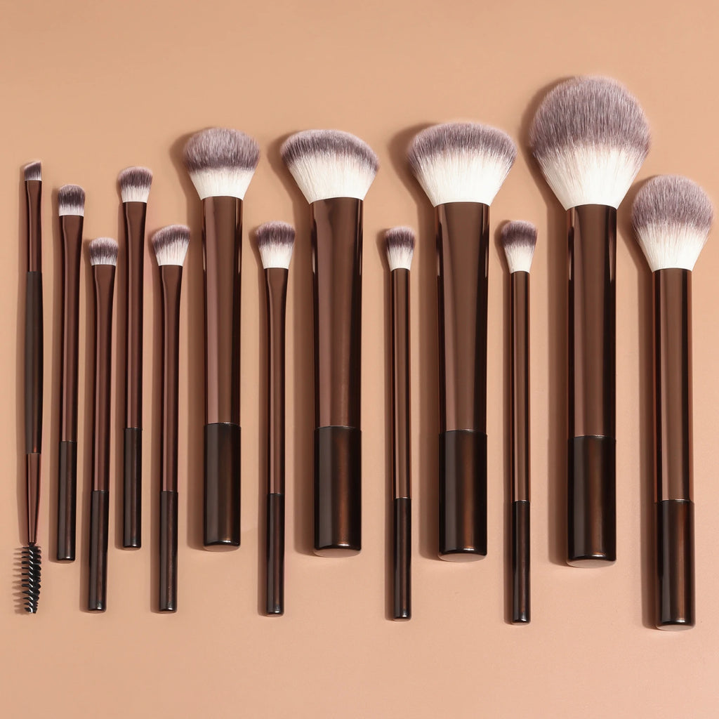 13-Piece Makeup Brush Set — Foundation, Concealer & Eyeshadow