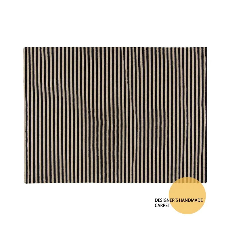 French Retro Checkerboard Plush Rug – Large Area Plaid Carpet for Bedroom & Living Room, 20 Styles & 10 Sizes