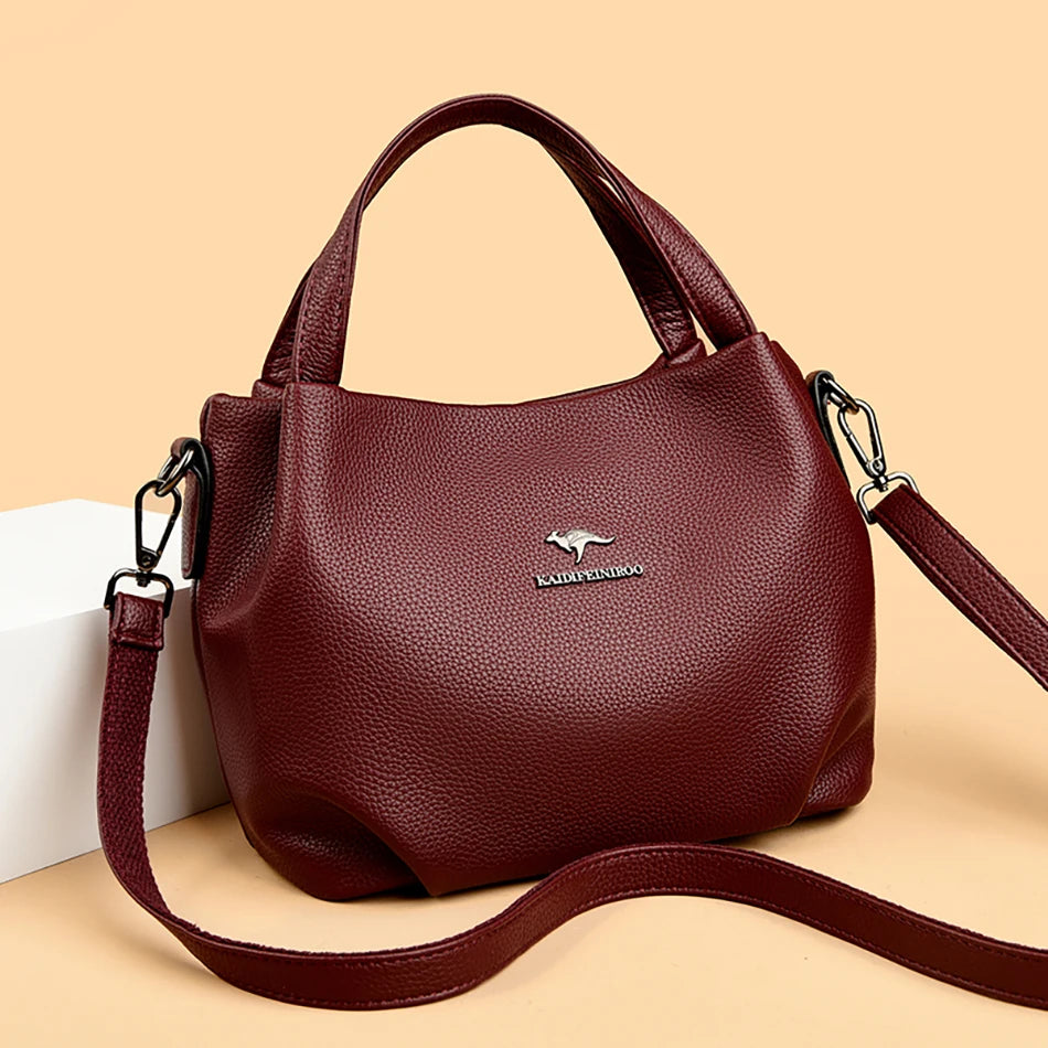 LUYIAIXI Luxury Letter Accent Crossbody Shoulder Tote – High Quality Designer Handbag for Women