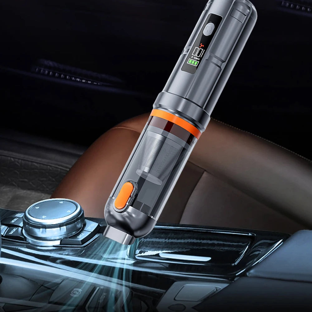 Handheld Car Vacuum – 17kPa Cordless Brushless Cleaner