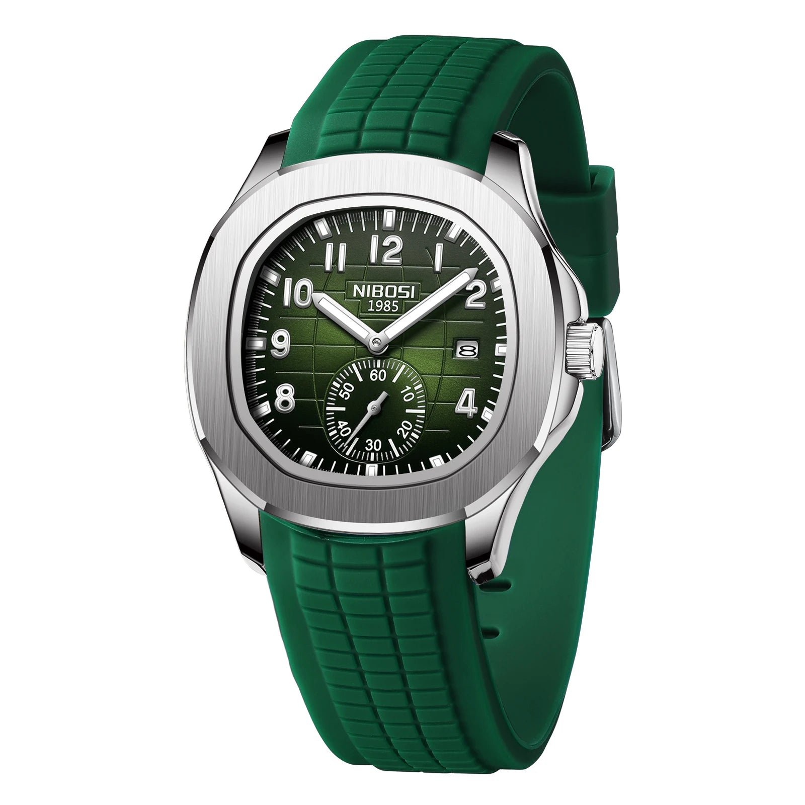 NIBOSI Men's AQUANAUT Sport Quartz Watch | Luxury Auto Date Luminous Waterproof Wristwatch
