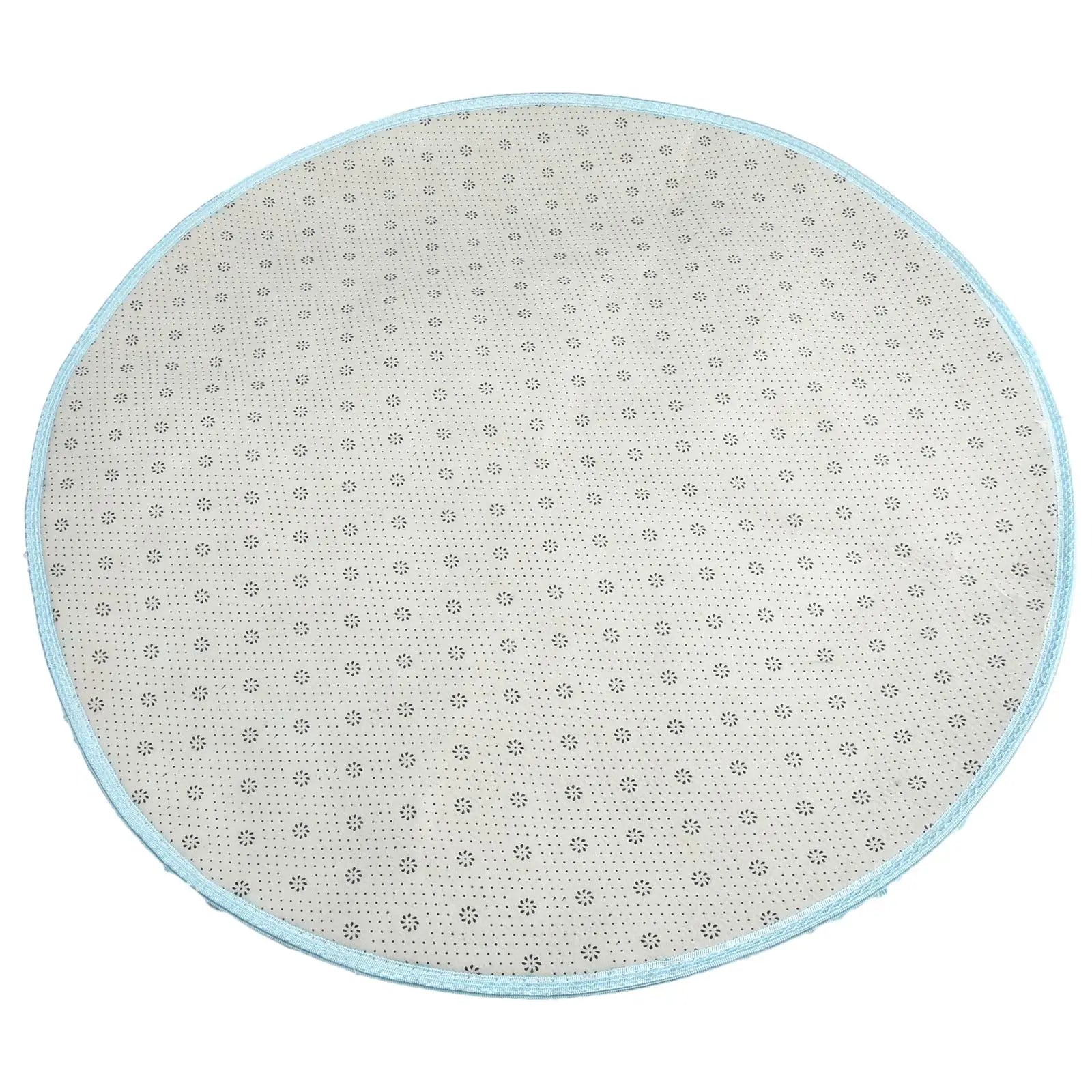 Super Soft Shaggy Area Rug – Anti-Slip 4cm Pile Round Rug for Living Room & Bedroom, 12 Colors & 3 Sizes