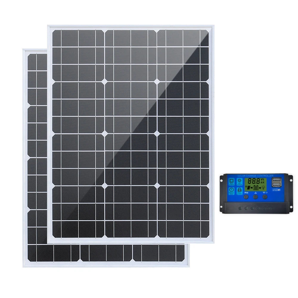 Premium 1000W–3000W Commercial-Grade Rigid Waterproof Solar Panel – Reinforced Glass Construction