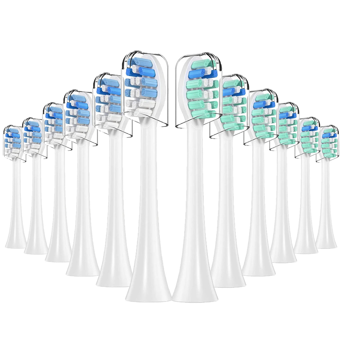 Philips Sonicare Compatible Replacement Toothbrush Heads – 4 to 16 Pack, Indicator Bristles, Deep Clean