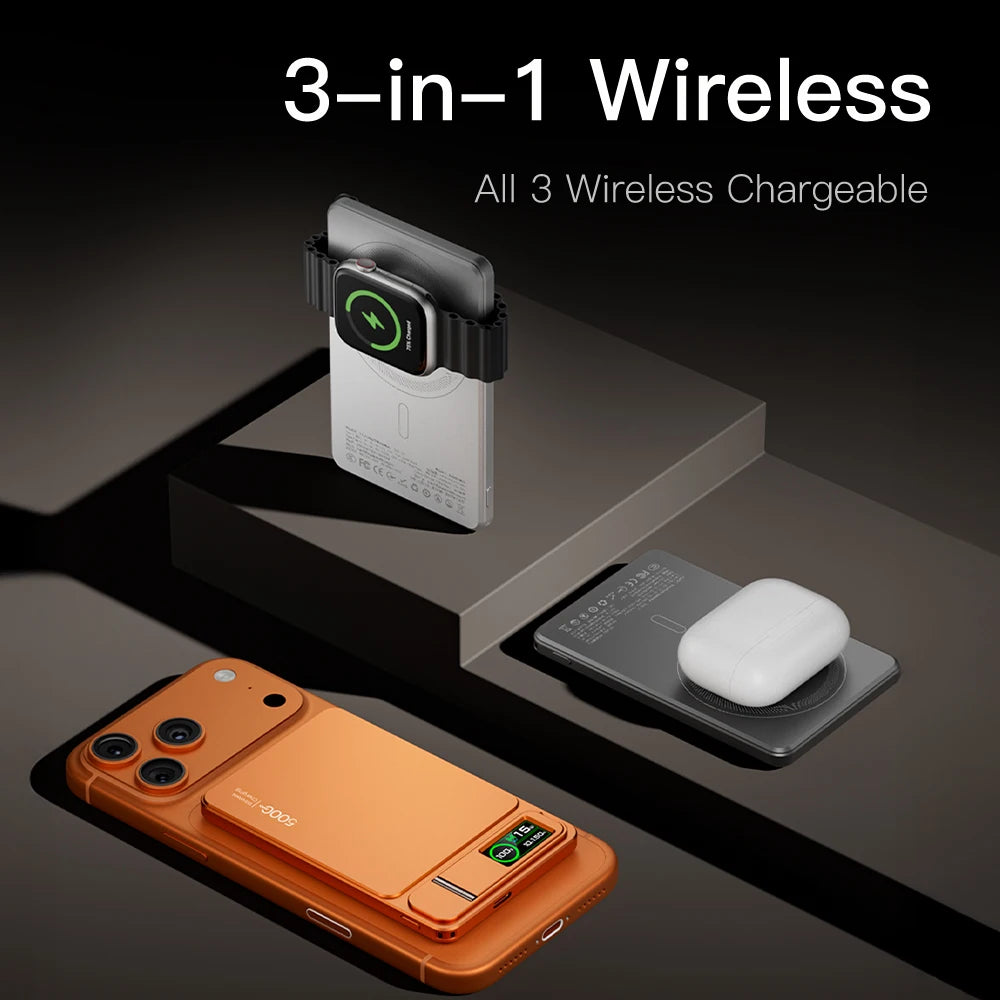 10000mAh Slim Power Bank — Lightweight Portable Charger for Everyday Carry