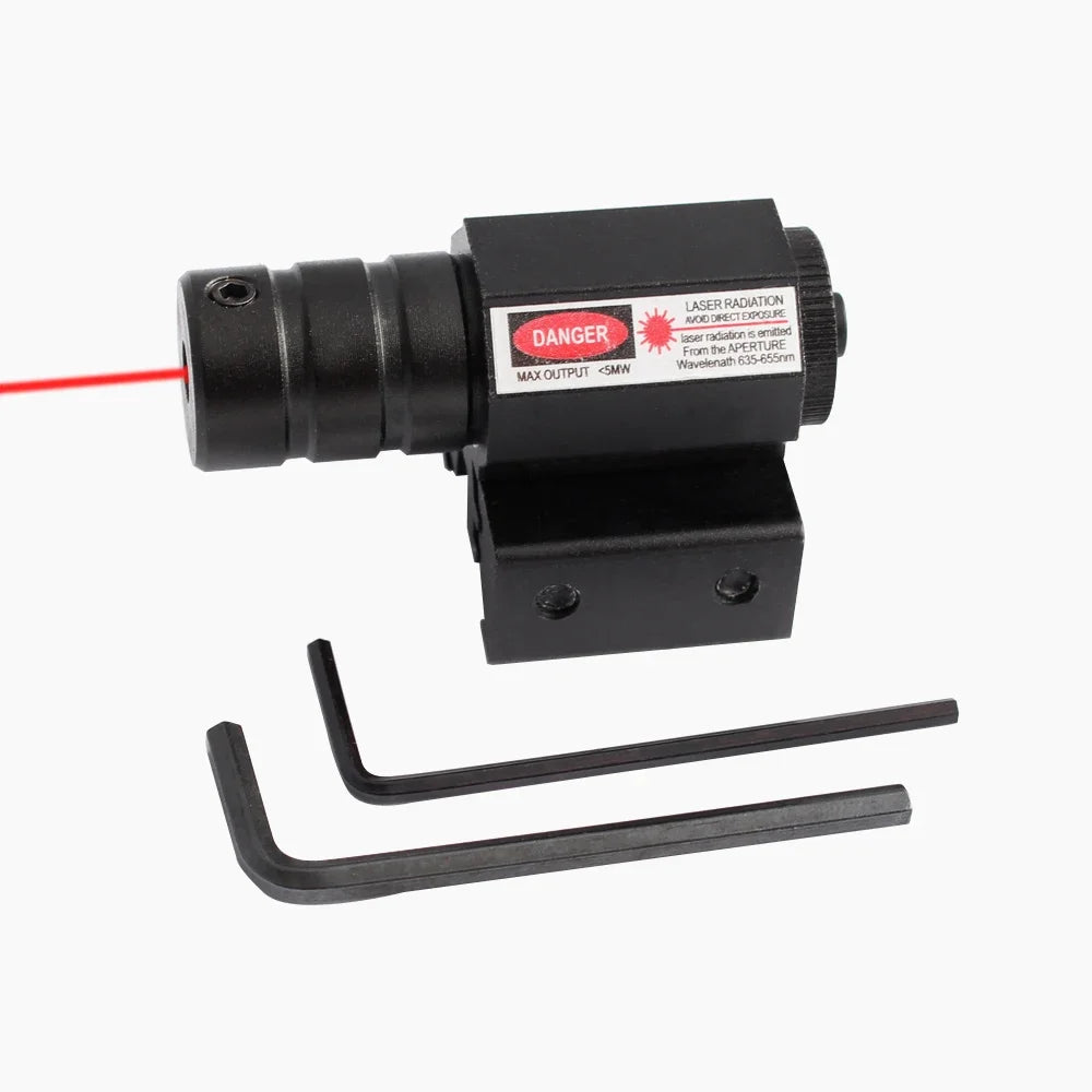 Mini Red Dot Laser Sight – Adjustable 635-655nm with 11mm/20mm Rail Mount