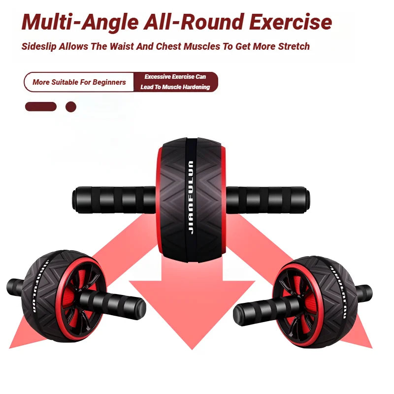 Ab Roller Wheel – Core & Abdominal Workout Equipment for Home Gym, Men & Women Weight Loss