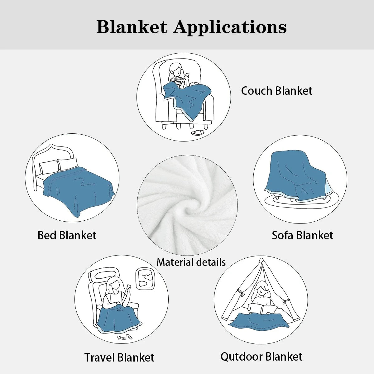 Dr. Pepper Flannel Throw Blanket – Soft, Warm & Anti-Pilling, 3 Sizes
