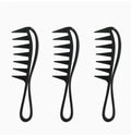 Wide Tooth Retro Oil Head Comb – Antistatic Detangling Comb for Curly & Straight Hair