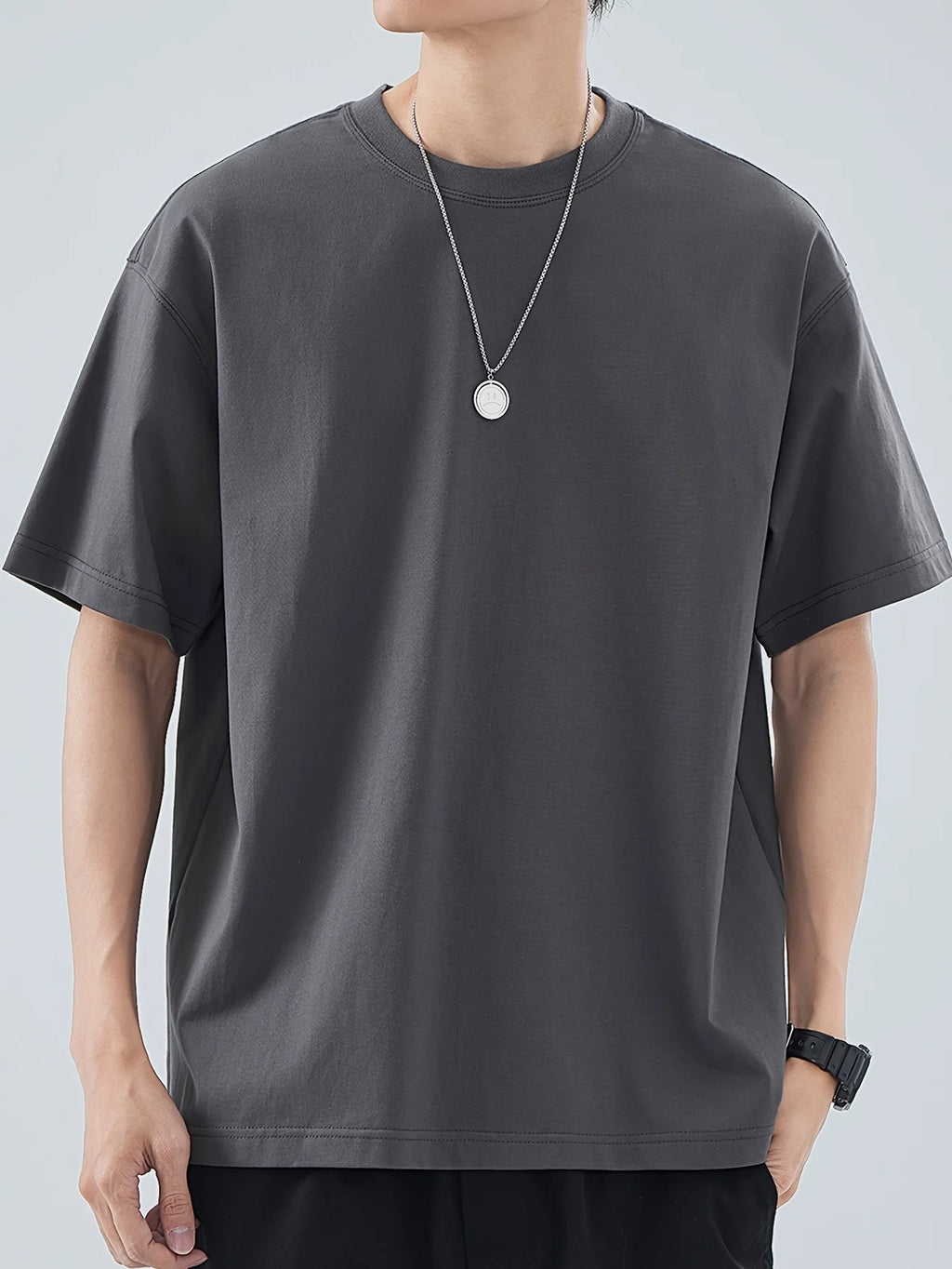 Men's 100% Cotton Oversized Couple T-Shirt — Matching Graphic Tee