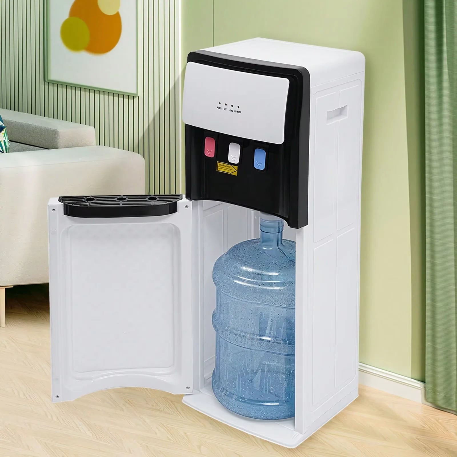 Bottom-Loading Hot & Cold Water Dispenser — Standing Water Cooler for Home & Office | 110V/220V