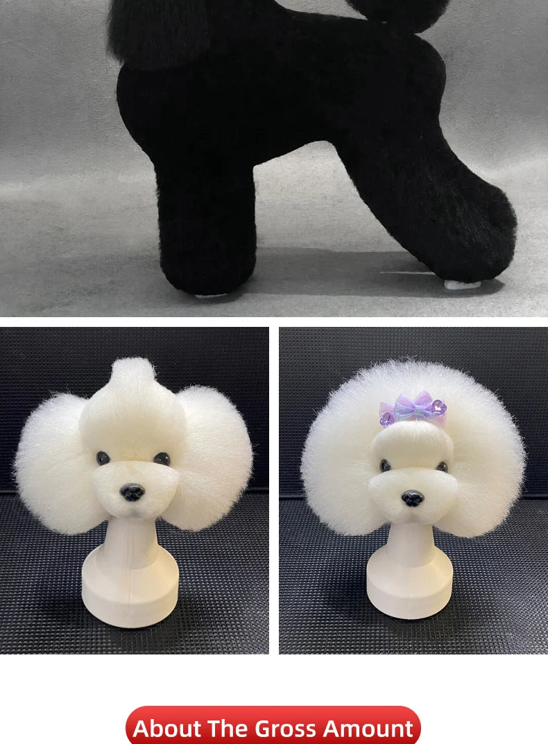 Full-Body Poodle Grooming Practice Model