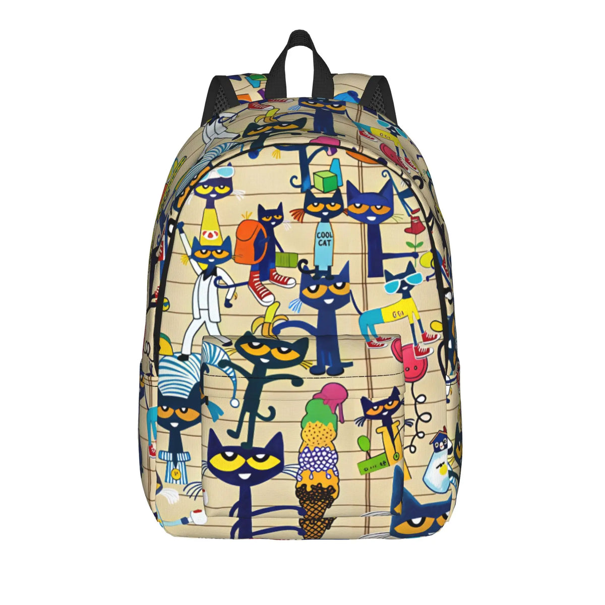 Pete the Cat Backpack – Polyester School Daypack