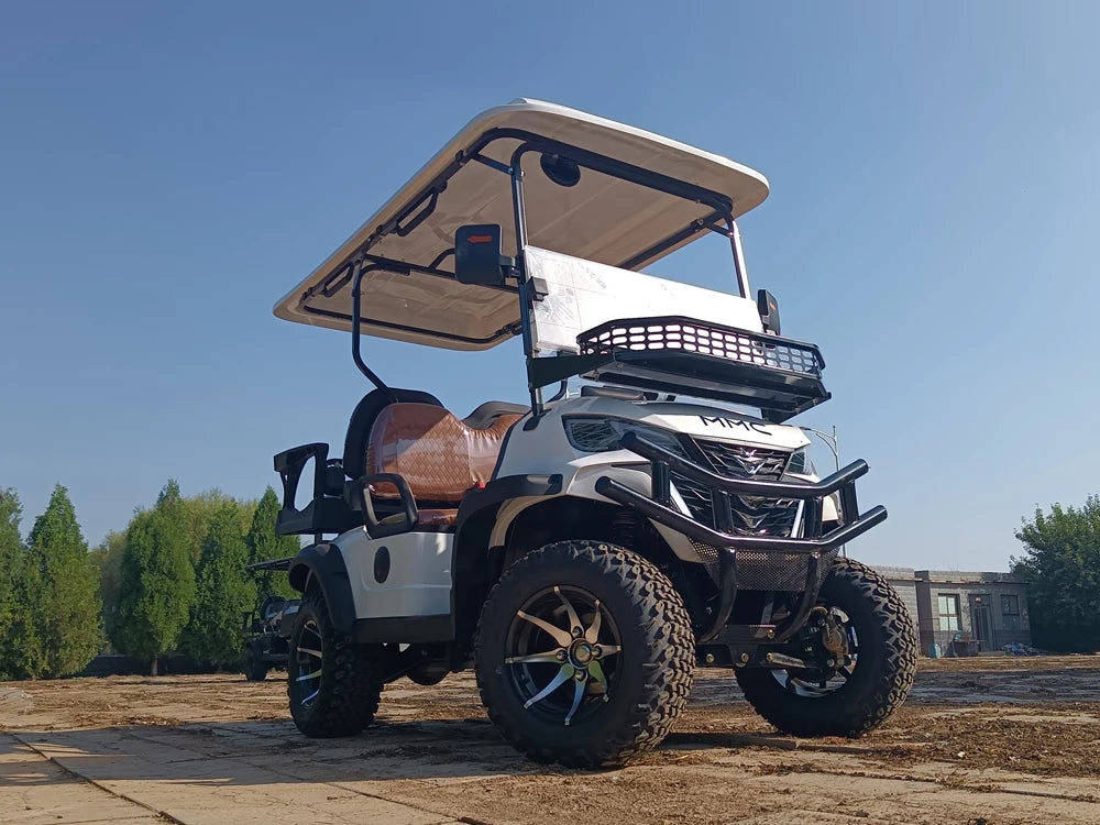 Supreme Luxury Electric Golf Cart — 4WD Off-Road 2/4/6 Seater, 48V–72V, 4–7.5kW