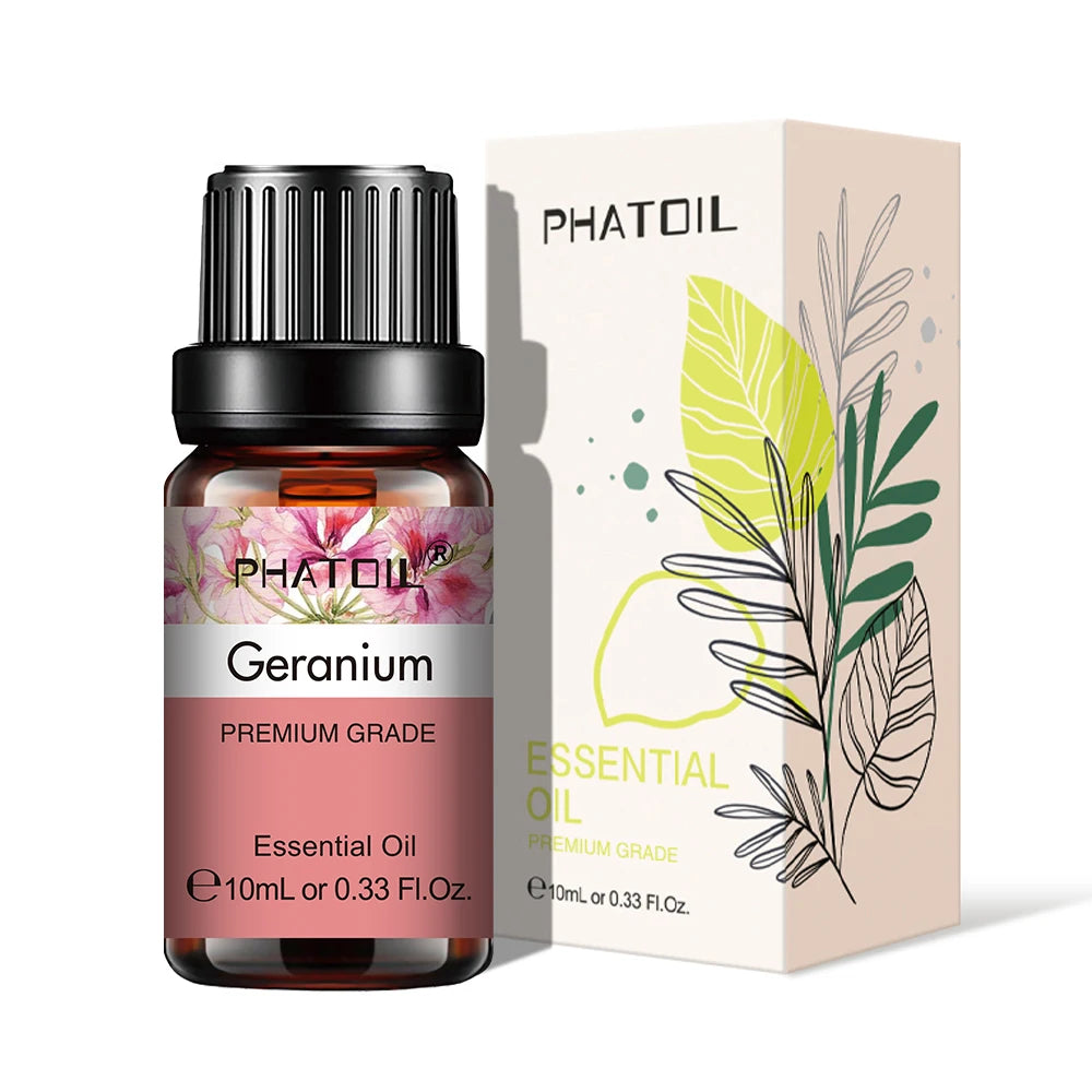 Pure Plant Essential Oil 10ml – Aromatherapy Oil for Diffusers, Humidifiers & DIY, 37 Scents