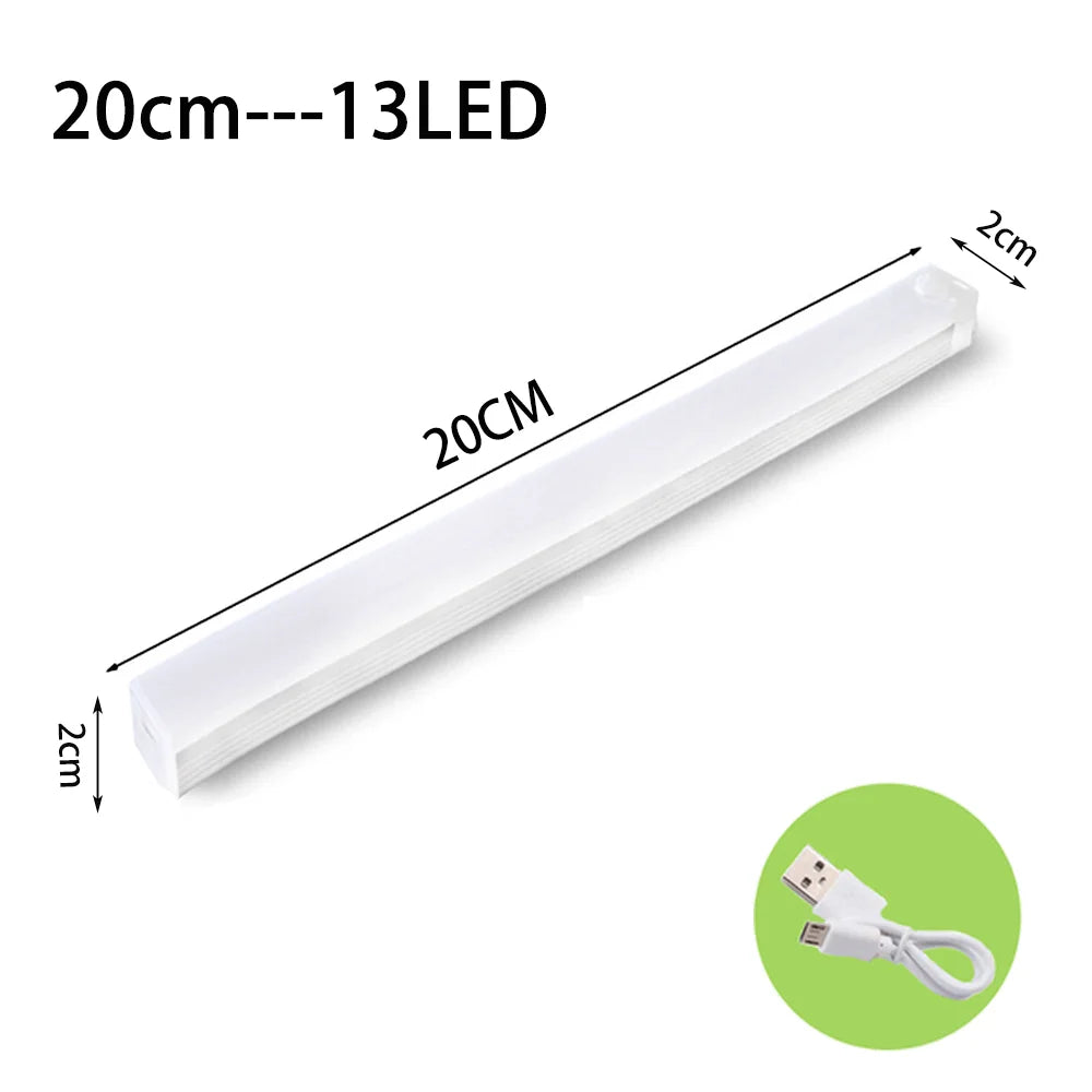 Motion Sensor LED Night Light – USB-C Rechargeable, 3 Color Temps, Wireless Cabinet & Staircase Lamp