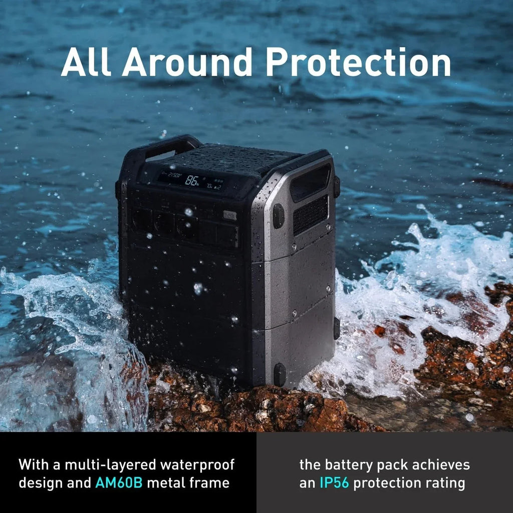 Cube 1000 Power Station, 2200W & 1024Wh LiFePO4