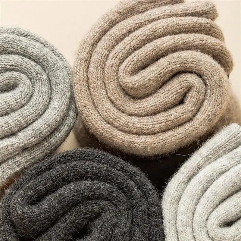 Men's Thick Wool-Blend Socks, 2 Pairs