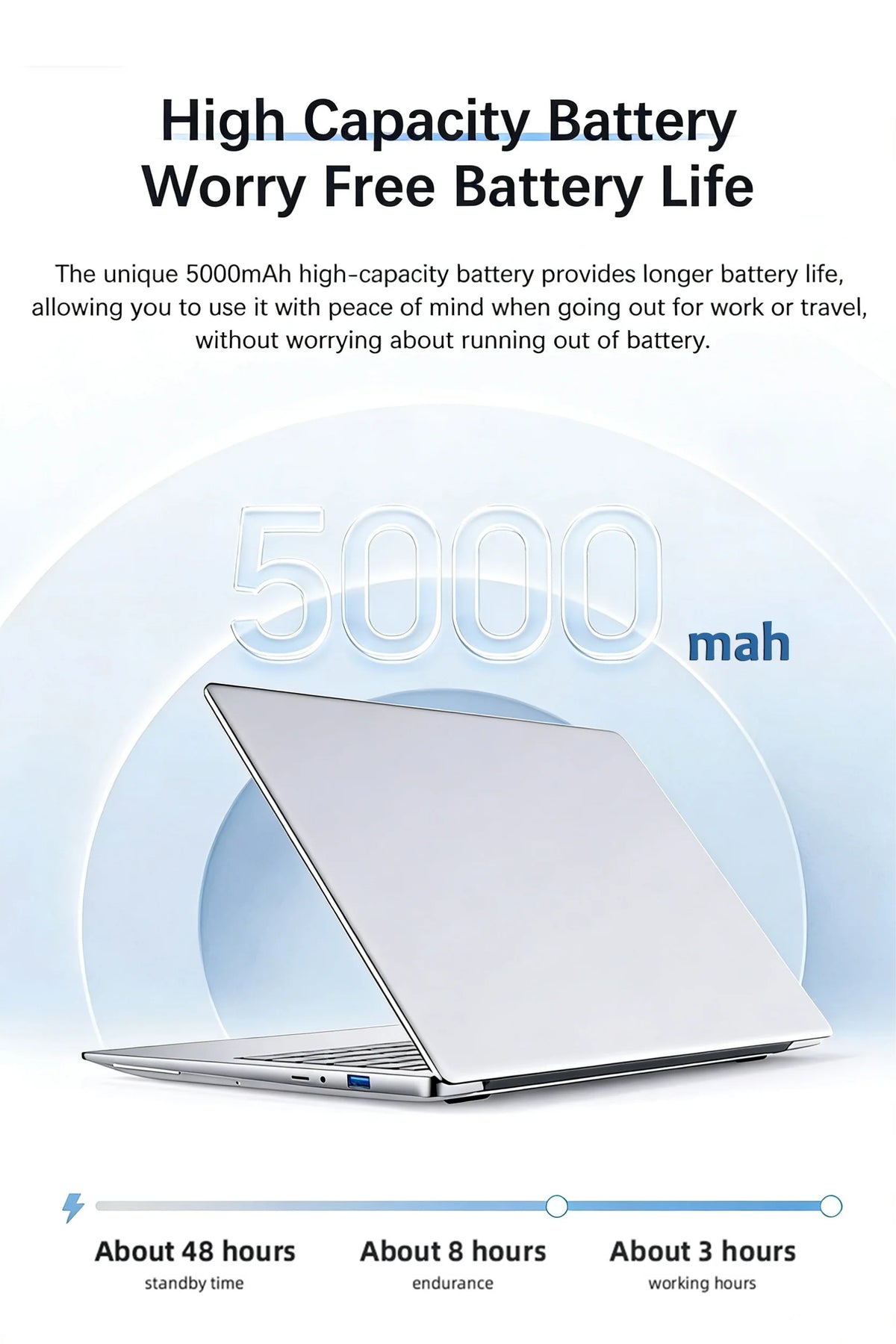 14" Intel Dual-Camera Laptop – 12GB DDR3, Up to 2TB SSD, Wi-Fi 5, Windows 11