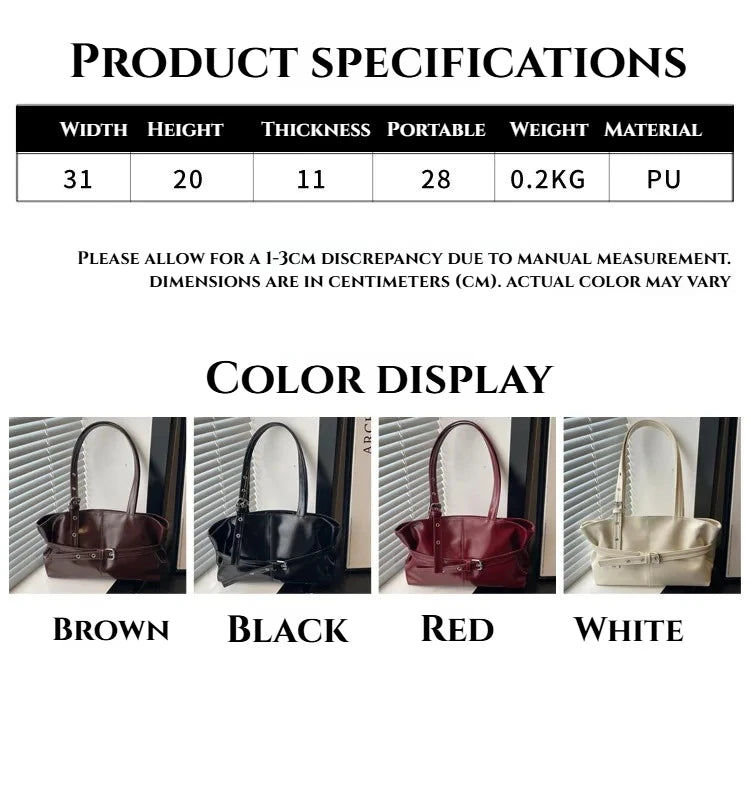 Large Capacity Women's Retro Tote Shoulder Bag