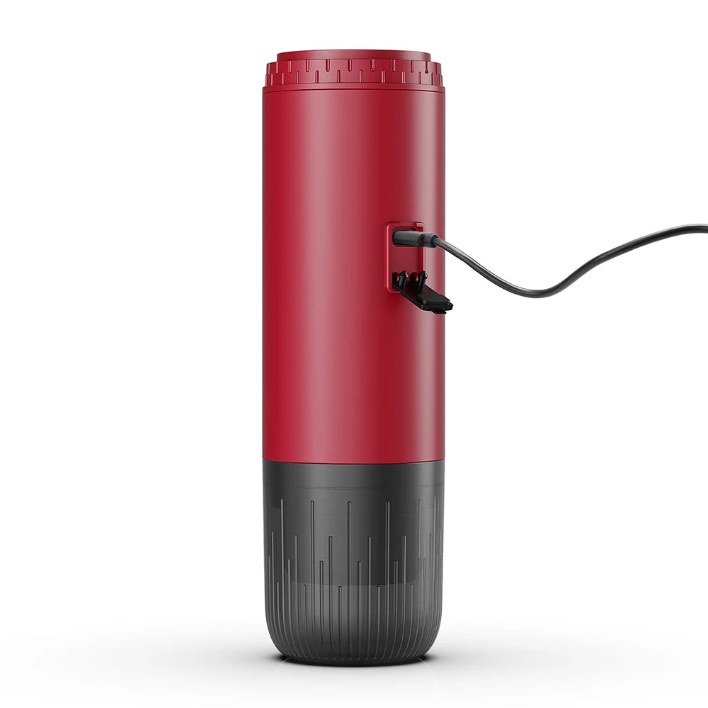 Espresso on the Go — 2-in-1 Portable Capsule & Powder Coffee Maker | USB-Powered, Nespresso & Dolce Gusto Compatible