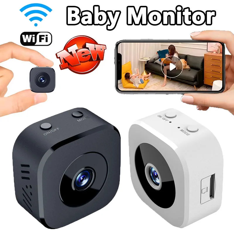 HD Mini WiFi Security Camera – Full Color Night Vision, Motion Detection, Waterproof | Indoor & Outdoor