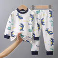 Kids' Unisex Cotton Cartoon Pajama Set | Soft Warm Sleepwear for Boys & Girls