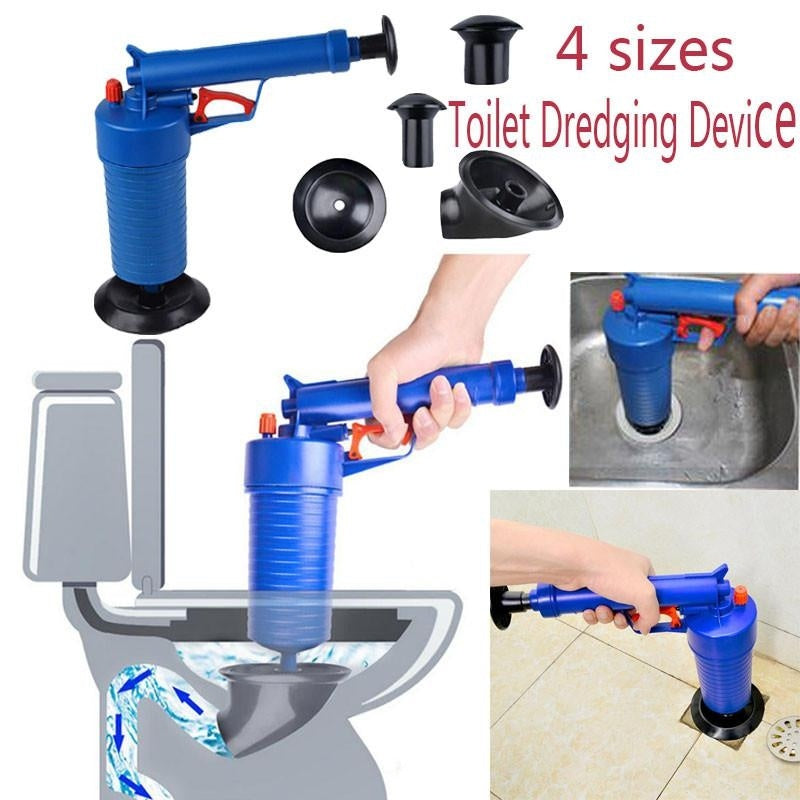 Air Pump Pressure Drain Unblocker & Pipe Plunger