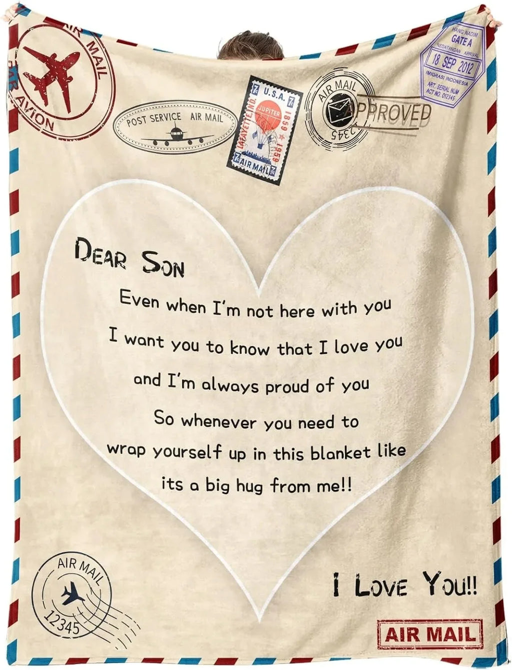 Family Gift Throw Blanket – Soft Warm Personalized Gift for Dad, Mom, Grandparents & Family