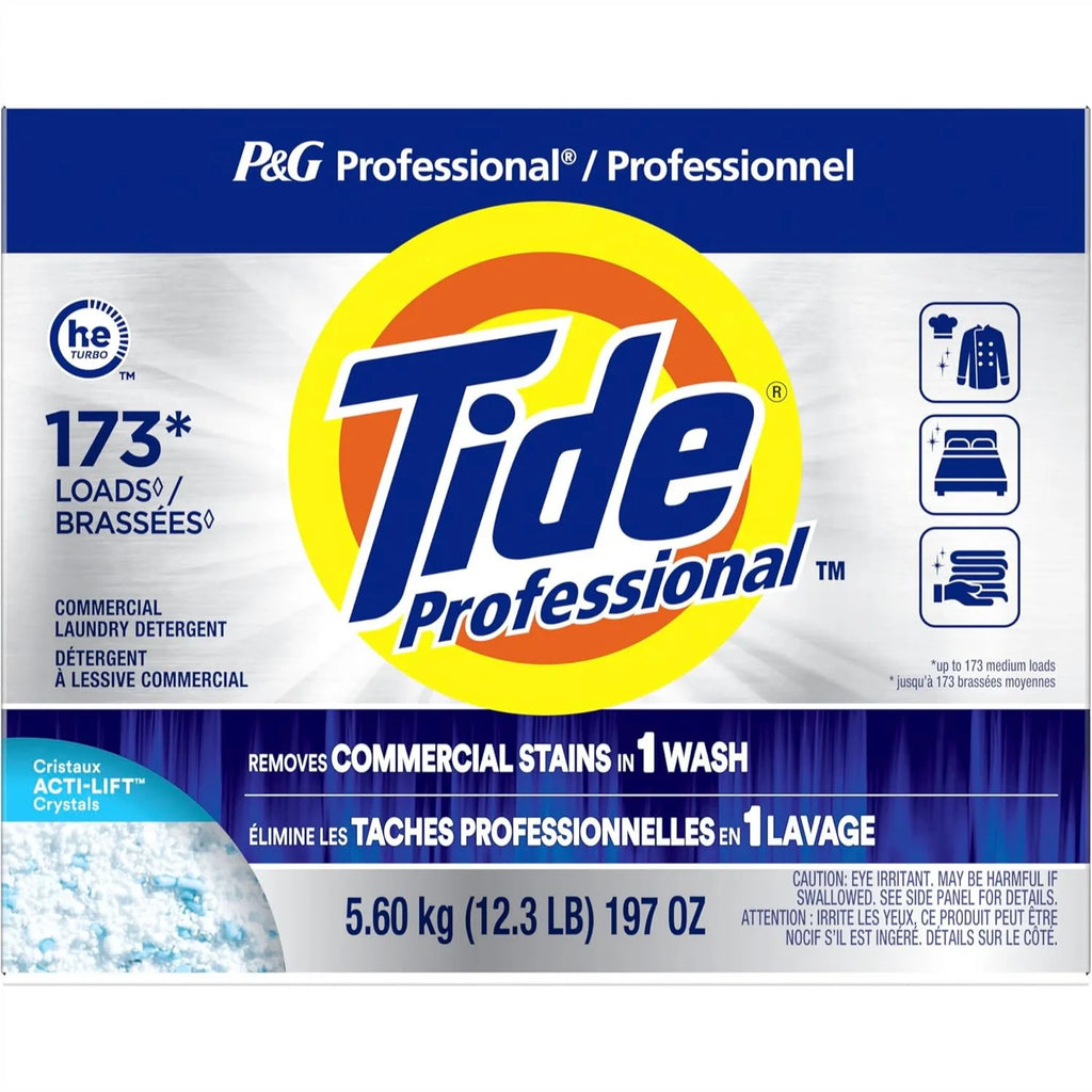 Commercial-Grade Clean at Home — Professional Bulk Laundry Detergent Powder | 173 Loads, 197 oz, Acti-Lift Crystals