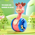 SONGYI Roly Poly Deer Tumbler Toy for Babies 6–12 Months – Wobbler Sensory Toy for Infants & Toddlers