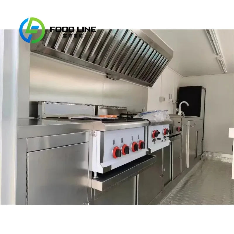 Fully Equipped Mobile Food Trailer — Full Kitchen Commercial Food Truck