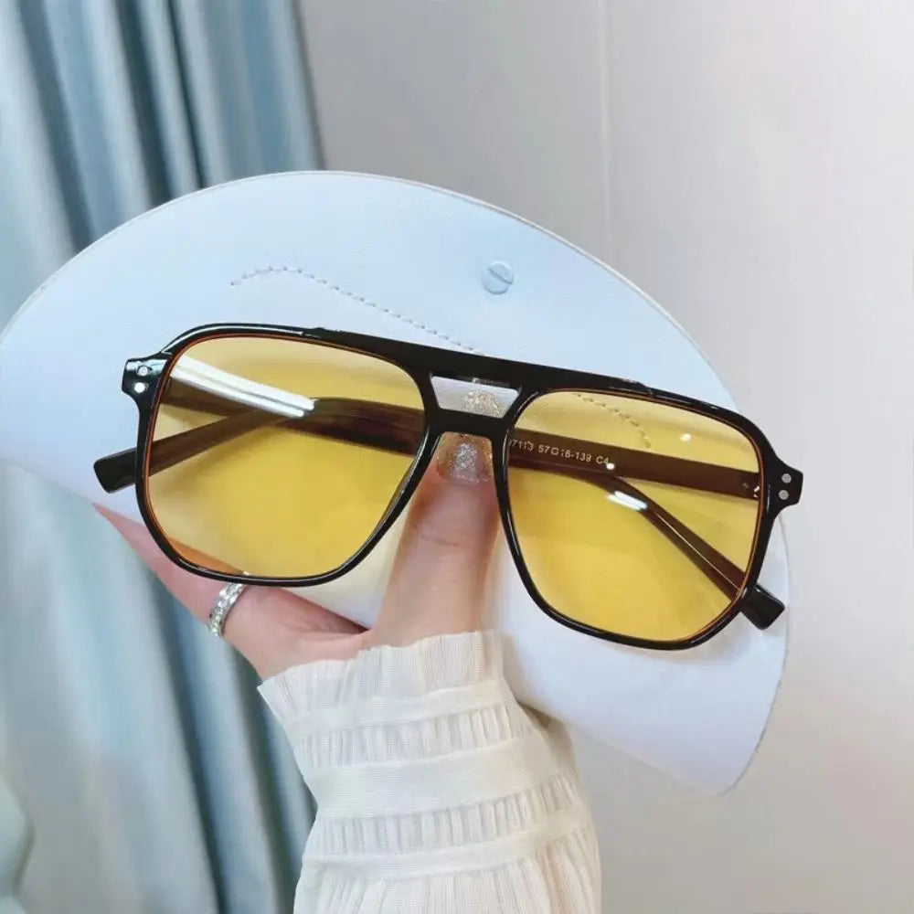 Punk Square Frame Retro Sunglasses | Anti-UV Beach Eye Protection Shades for Men & Women