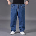 Men's Plus Size Loose Jeans — High Stretch Denim Pants in Big & Tall Sizes 30–50