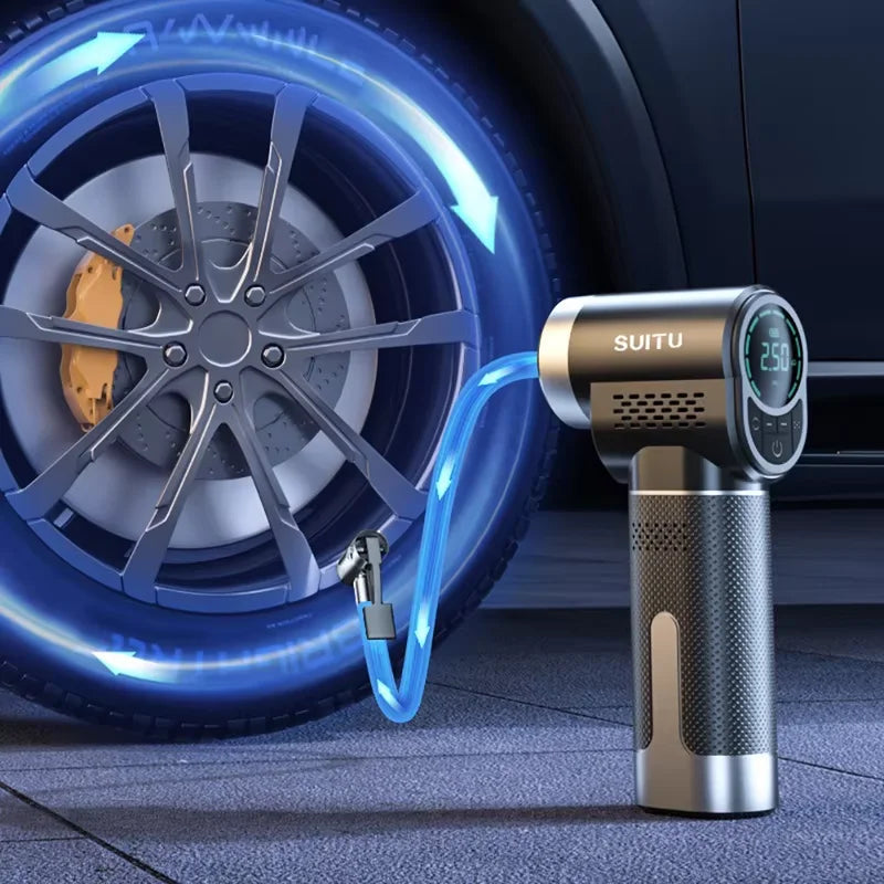 Cordless Tire Inflator for Car, Bike and Motorcycle