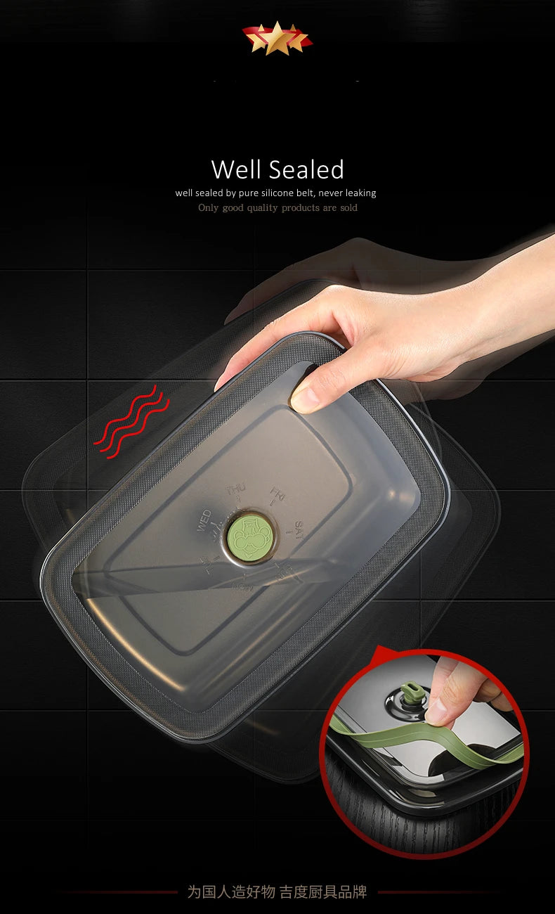 Stainless Steel Food Storage Container – Silicone Seal