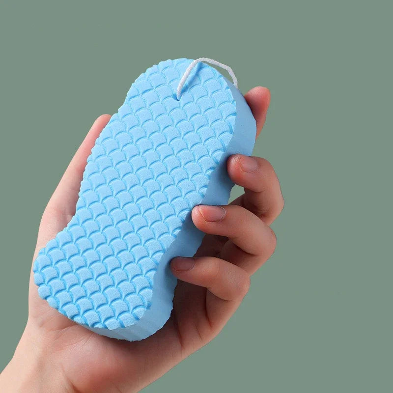 Soft Sponge Body Scrubber for Baby & Adults – Exfoliating Bath Scrub Sponge & Dead Skin Remover