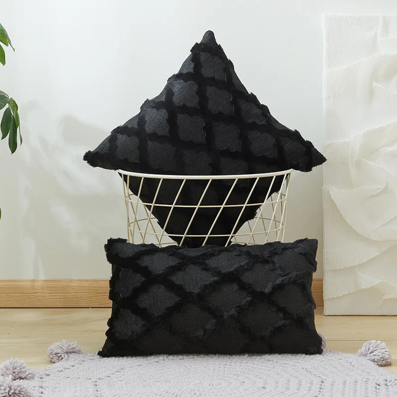 Faux Fur Luxury Plush Throw Pillowcase – Soft Decorative Cushion Cover, Multiple Colors & Sizes