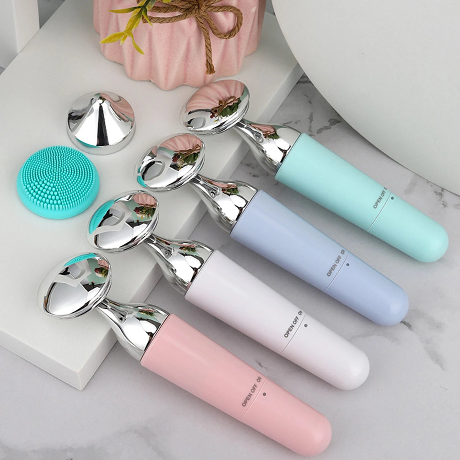 Deep Cleansing Facial Beauty Massager – Skin Firming, Wrinkle Reduction & Collagen Stimulation