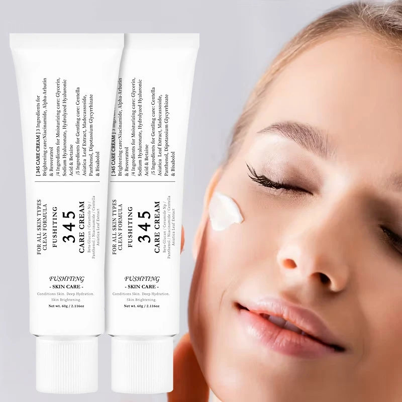 Korean 345 Skin-Softening Face Cream – Gentle Repair Moisturizer for Sensitive Skin