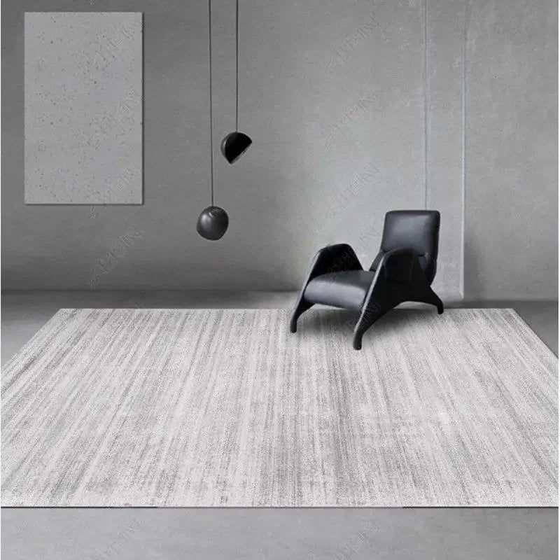 Nordic Geometric Large Area Rug – Washable Non-Slip Carpet for Living Room & Bedroom