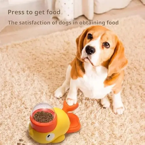 Duck Snack Dispenser Slow Feeder for Small & Medium Dogs